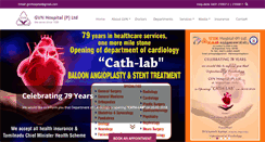 Desktop Screenshot of gvnhospitals.in