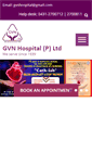 Mobile Screenshot of gvnhospitals.in